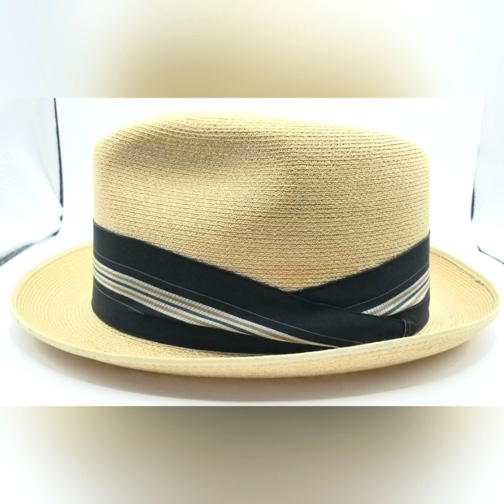 Vintage Panama Hat C.R. Anthony Company Straw Hat size 7⅛